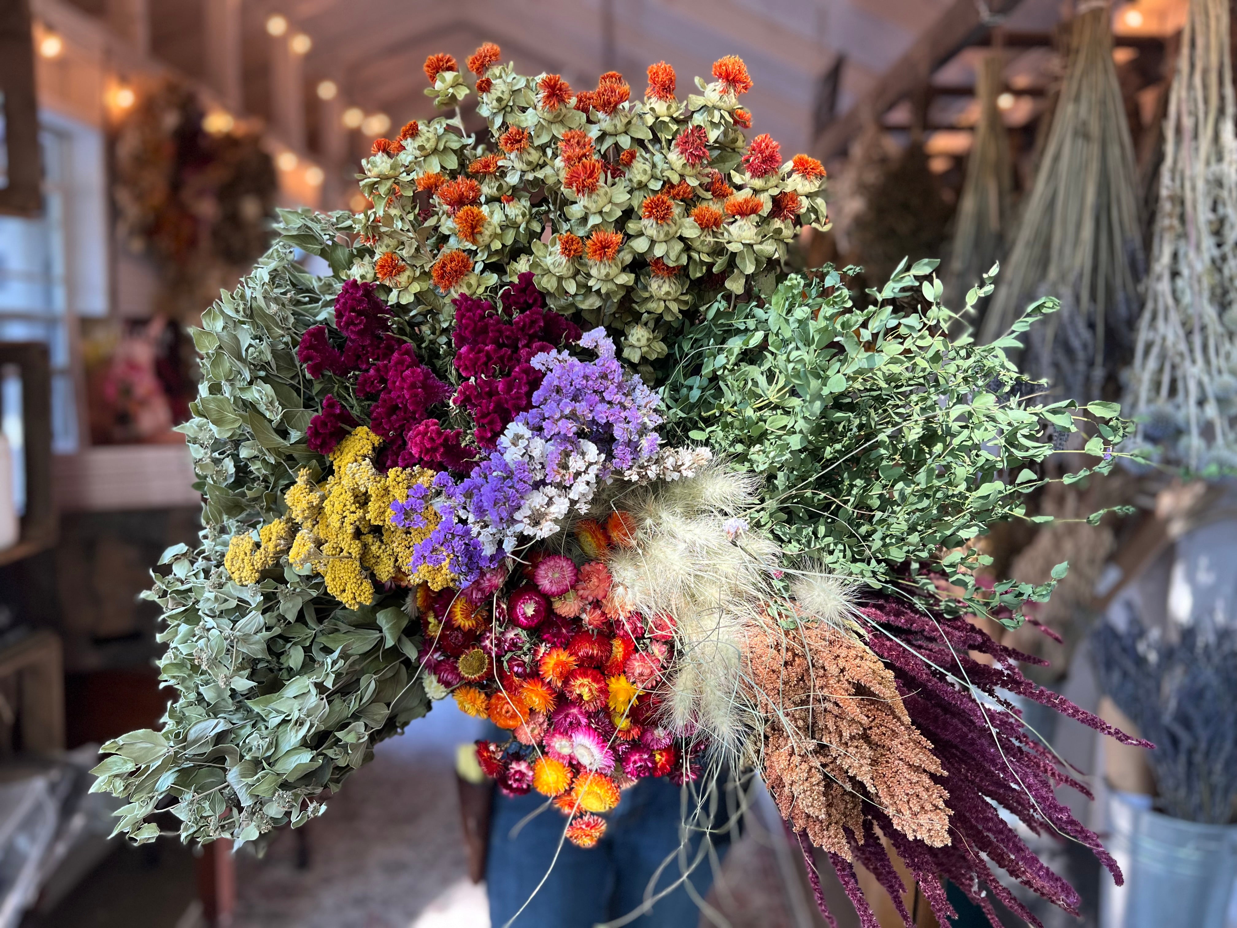 dried flower seeds for sale Dried Flowers Box Lot-Bright & Cheery