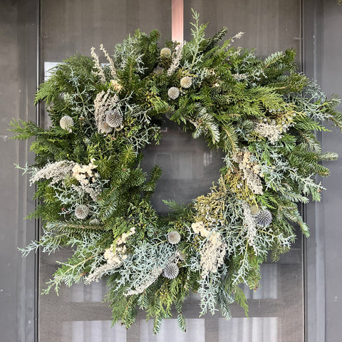 Holiday Wreath:Winter Wonderland - Sunny Meadows Flower Farm