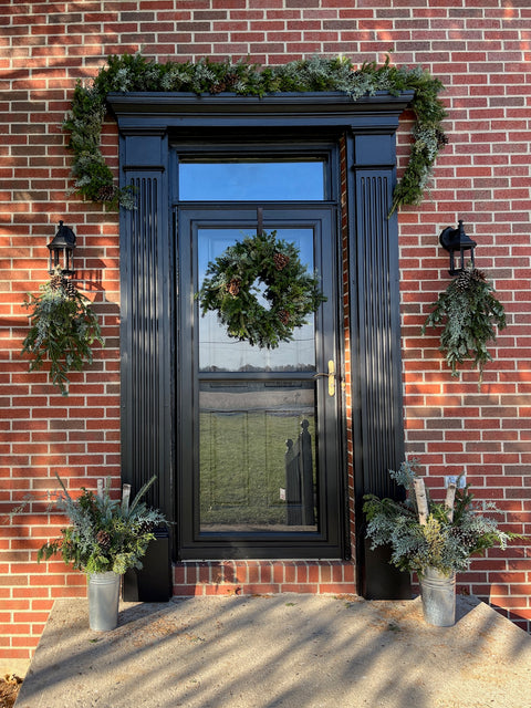 Holiday Entryway Bundle: Blue Christmas - Sunny Meadows Flower Farm