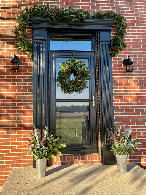 Holiday Entryway Bundle: Merry & Bright - Sunny Meadows Flower Farm