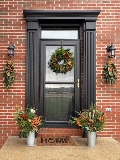 Holiday Entryway Bundle: Yuletide Cheer - Sunny Meadows Flower Farm