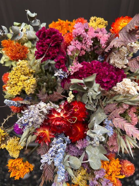 Dried Bouquet-Bright and Cheery