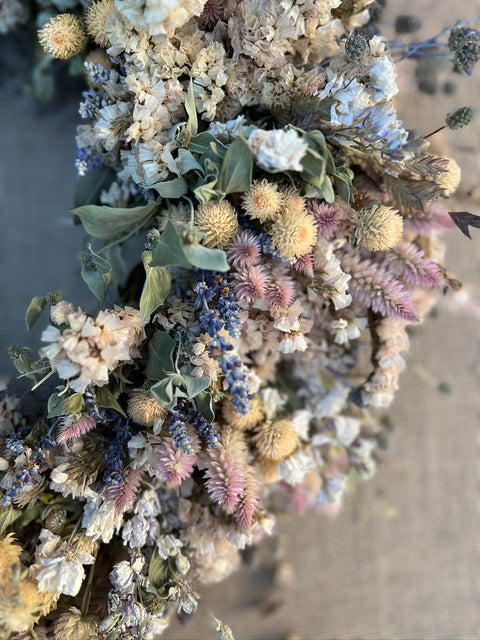 Dried Wreath-Soft + Dreamy