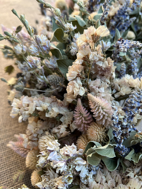 Dried Wreath-Soft + Dreamy