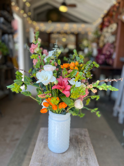 Mother's Day Vase Arrangement - Sunny Meadows Flower Farm