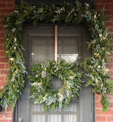 Holiday Wreath:Winter Wonderland - Sunny Meadows Flower Farm