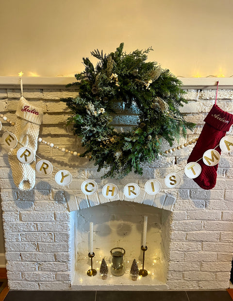Holiday Wreath:Winter Wonderland - Sunny Meadows Flower Farm
