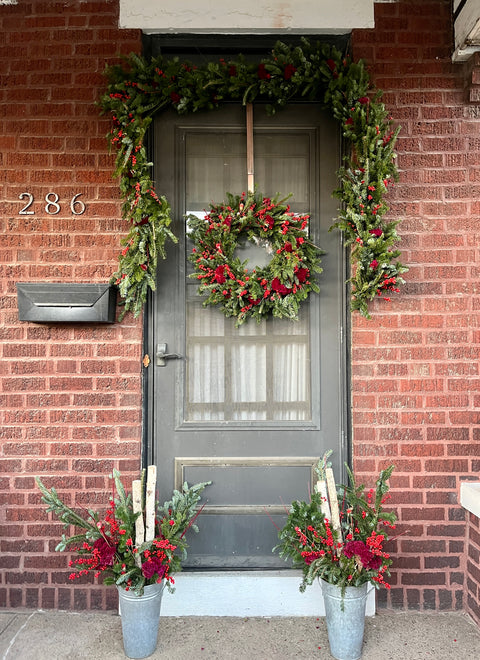 Holiday Entryway Bundle: Berry Festive - Sunny Meadows Flower Farm