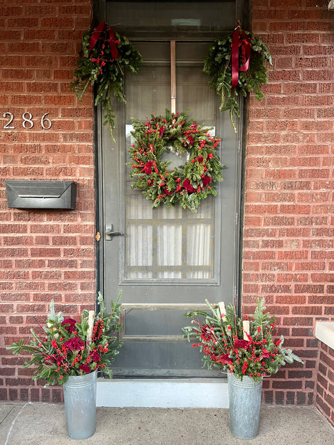 Holiday Entryway Bundle: Berry Festive - Sunny Meadows Flower Farm