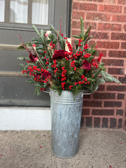 Holiday Entryway Bundle: Berry Festive - Sunny Meadows Flower Farm