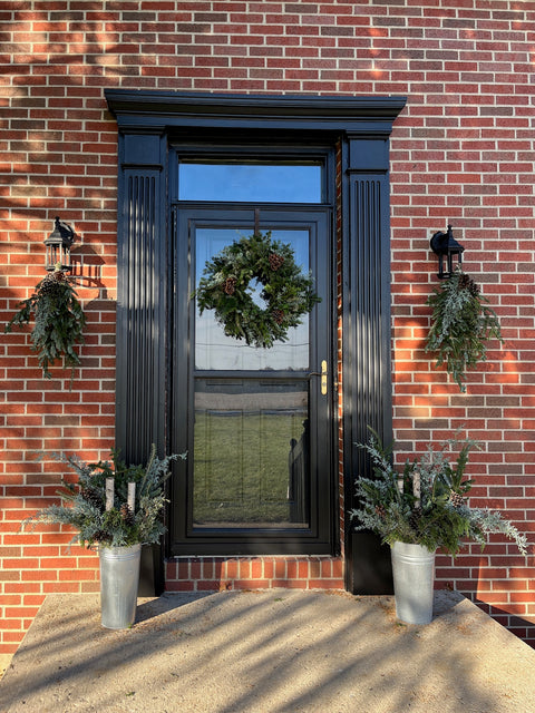 Holiday Entryway Bundle: Blue Christmas - Sunny Meadows Flower Farm