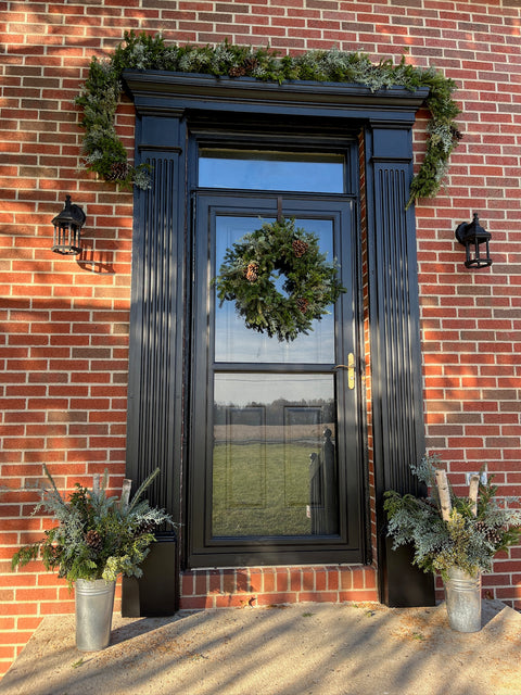 Holiday Entryway Bundle: Blue Christmas - Sunny Meadows Flower Farm