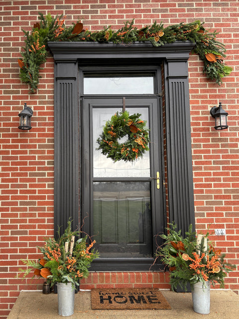 Holiday Entryway Bundle: Yuletide Cheer - Sunny Meadows Flower Farm