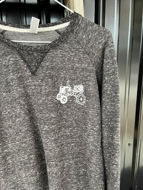 SMFF Tractor Crewneck Sweatshirt - Sunny Meadows Flower Farm