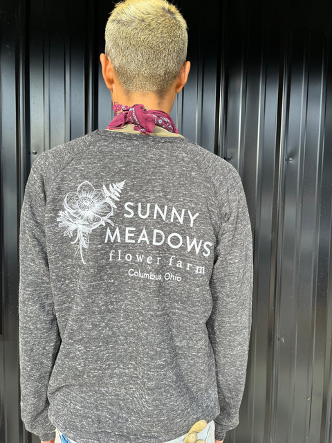 SMFF Tractor Crewneck Sweatshirt - Sunny Meadows Flower Farm