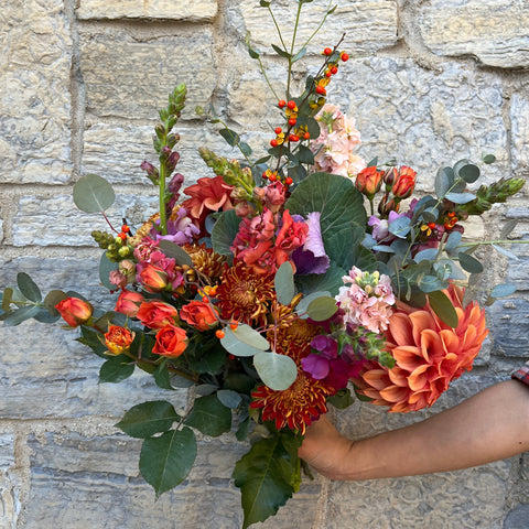 Thanksgiving Bouquet - Sunny Meadows Flower Farm