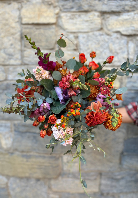Thanksgiving Bouquet - Sunny Meadows Flower Farm
